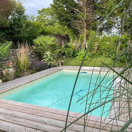 Stone Townhouse With Swimming Pool Vakantiehuis Villefranche-de-Lonchat