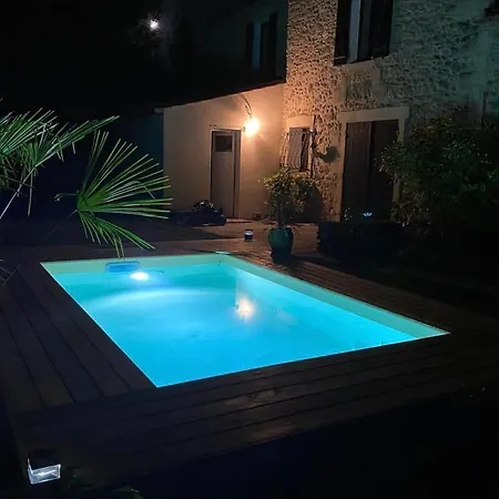 Stone Townhouse With Swimming Pool * Villefranche-de-Lonchat
